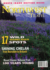 Cover of Northwest Travel Magazine, March/April 1999.