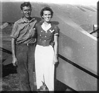 Soon to be Alaskans: the Blasors, both flyers, in Kansas.